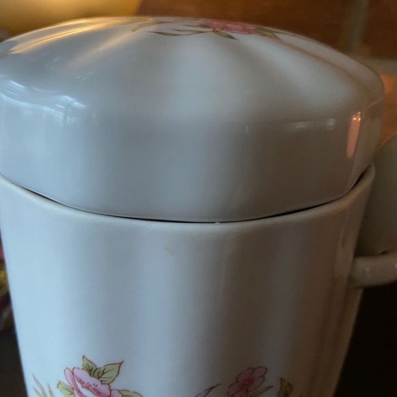 FTDA tea container w spoon and cover A12 - Picture 8 of 10